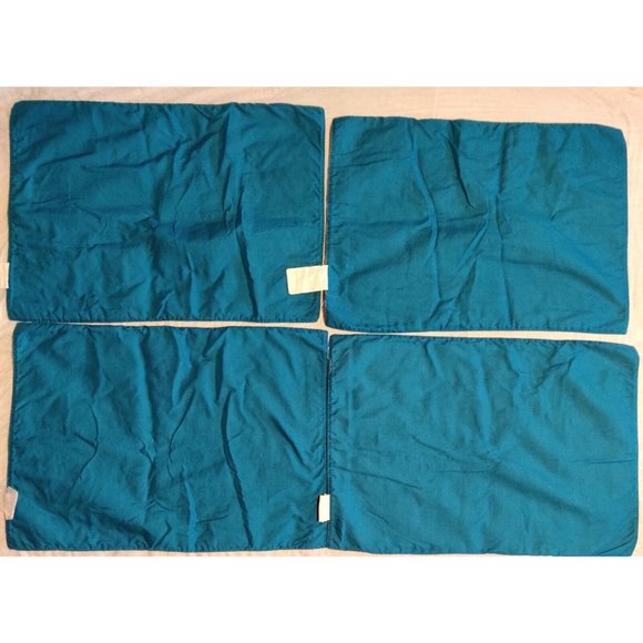 Set of 4 Vintage Festive Autumn Scarecrow Placemats Cotton Poly Fabric 17x12" - Picture 2 of 4